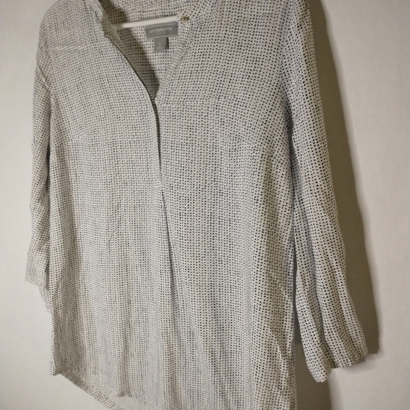 Liz Claiborne polka dot blouse size small - Picture 5 of 8